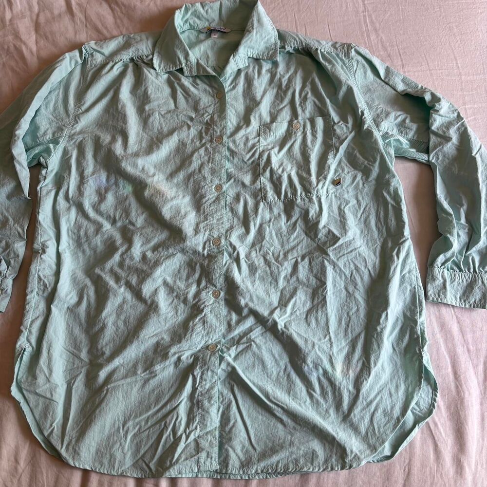 Solumbra by Sun Precautions UPF 100 Men’s Button Down Sun Shirt Size Medium